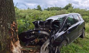 Senior zginął na miejscu. Tragedia koło Węgorzewa