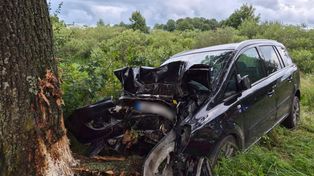 Senior zginął na miejscu. Tragedia koło Węgorzewa