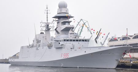 Włoska fregata na straży polskiego wybrzeża