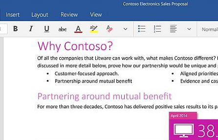 Microsoft przedstawia Worda, Excela i PowerPointa do Windows 10