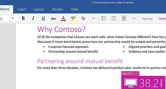 Microsoft przedstawia Worda, Excela i PowerPointa do Windows 10