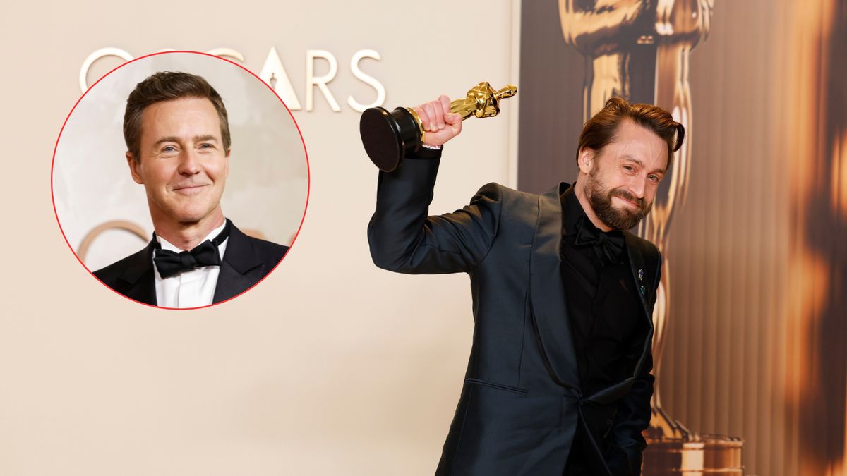 Edward Norton przyłapany. Tak zareagował na wygraną konkurenta