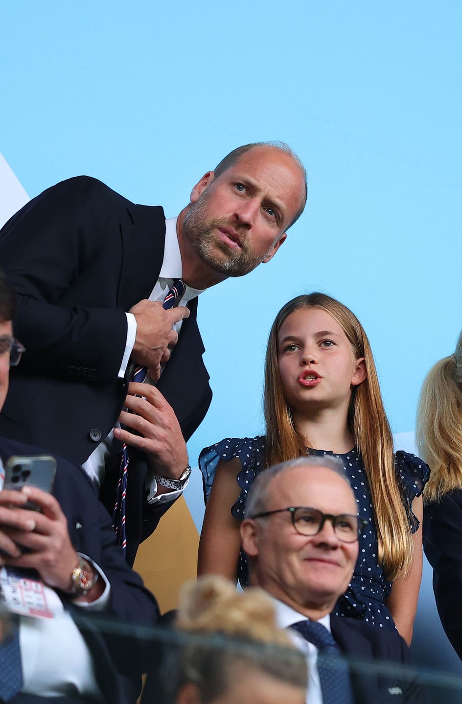 Książę William i księżniczka Charlotte