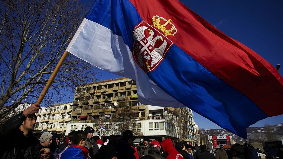 Kosovo Albanians Declare Independence From Serbia
MITROVICA, SERBIA - FEBRUARY 17:  Ethnic Serbians protest waving the Serbian flag in the Serbian district of the divided town on the day their prime minister proclaimed Kosovo "an independent, sovereign and democratic state" February 17, 2008 in Mitrovica, Serbia. Kosovo declared itself a nation February 17, admidst bitter protest from Serbia and Russia, but with the backing of the United States. The Kosovo province has been under United Nations occupation since NATO forces drove the Serbian military and government out in 1999.  (Photo by Carsten Koall/Getty Images)
Carsten Koall
independence, kosovo