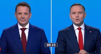 Nawrocki o Trzaskowskim. "Pan leci Gomułką, trochę PRL"