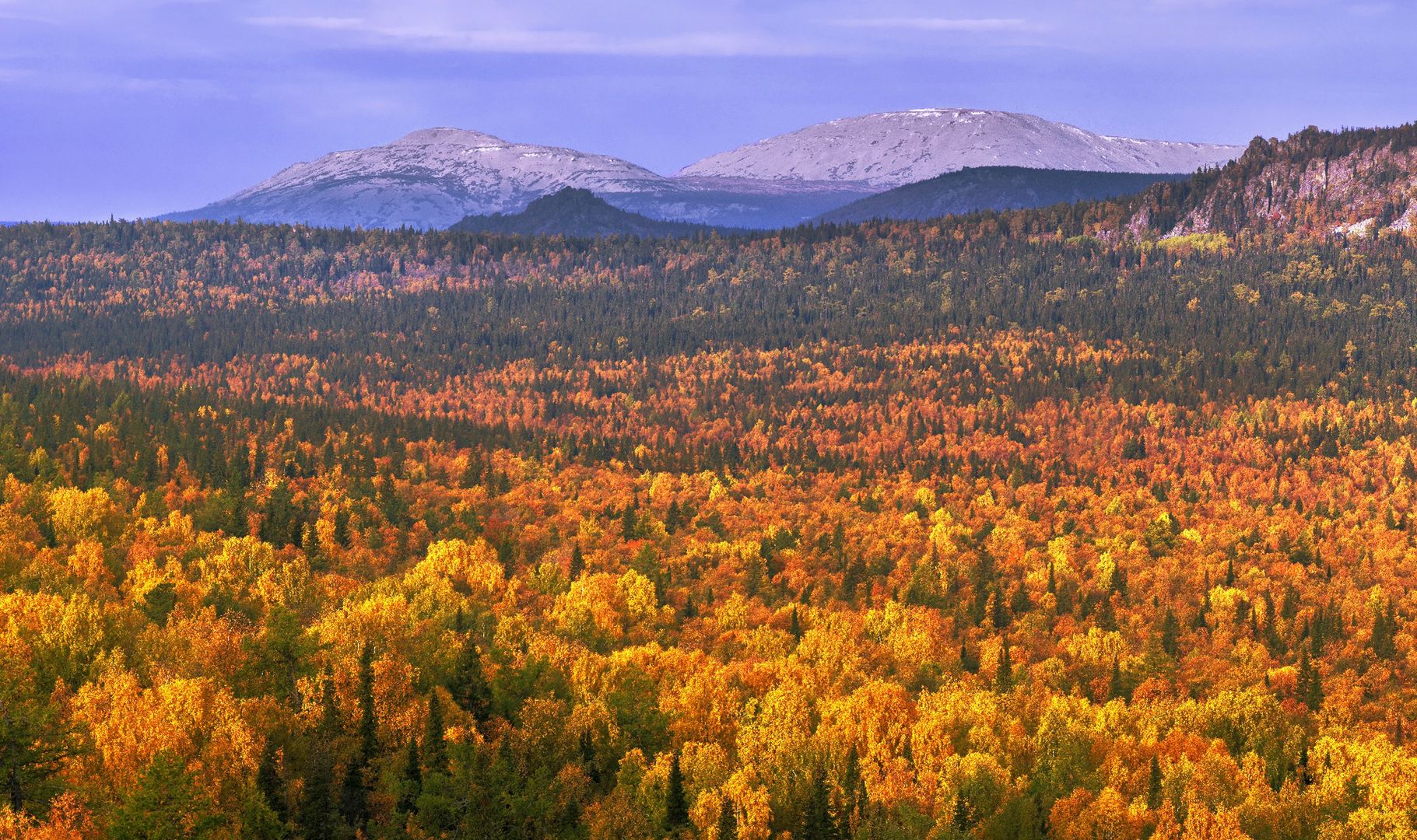 Widok na masyw Jamantau