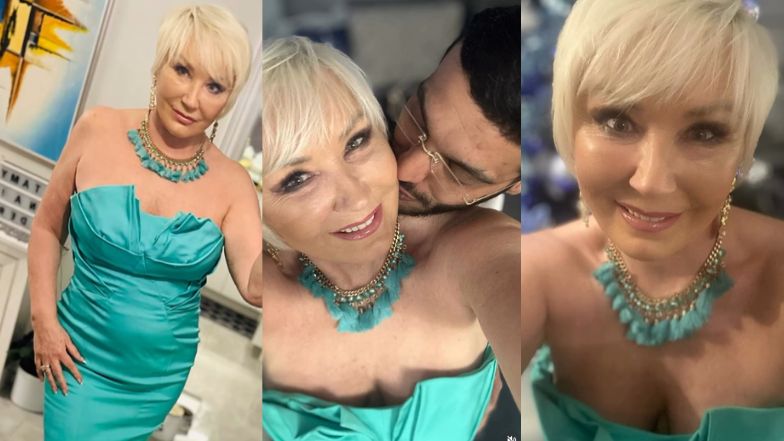 Anna Stasiukiewicz z mężem