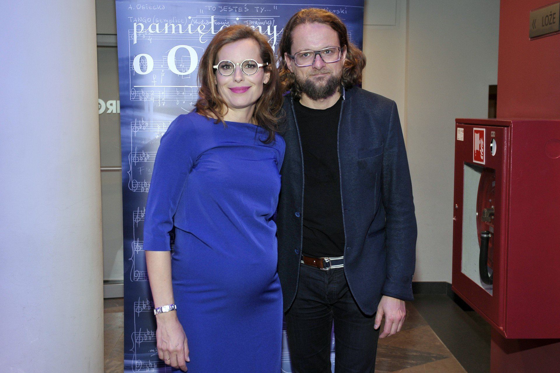 Agata Passent z mężem Wojciechem Kuczokiem.