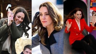 Kate Middleton zasuwa na zjeżdżalni, rąbie drewno i rozwodzi się nad tym, jak bardzo marzy o KOLEJNYM DZIECKU... (ZDJĘCIA)
