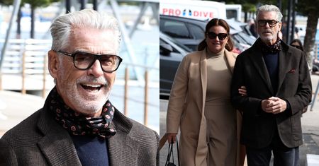 Pierce Brosnan daje przykład, jak dbać o miłość po latach. 73-letni "Bond" i jego żona "przyłapani" na randce w Sydney (ZDJĘCIA)