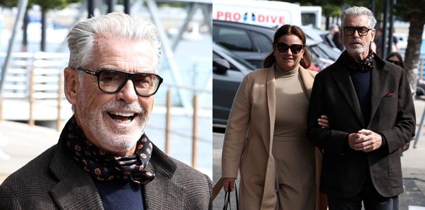 Pierce Brosnan daje przykład, jak dbać o miłość po latach. 73-letni "Bond" i jego żona "przyłapani" na randce w Sydney (ZDJĘCIA)