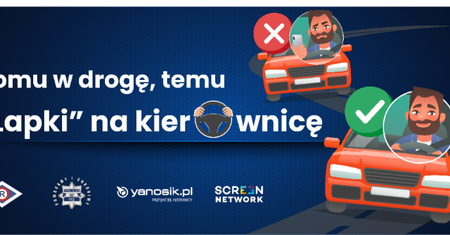 Łapki na kierownicę - kolejna edycja akcji