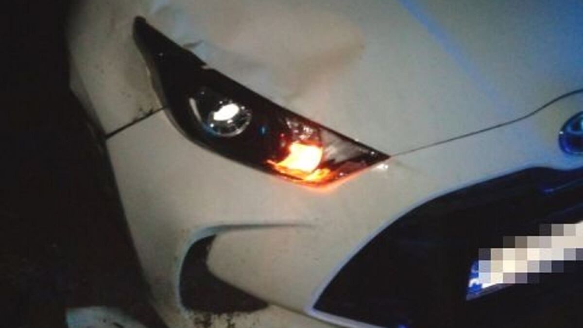 Mężczyzna został potrącony przez Toyotę