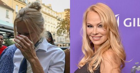 Fotoreporterzy "przyłapali" Pamelę Anderson BEZ MAKIJAŻU w drodze do paryskiej restauracji. Zachwyca? (ZDJĘCIA)
