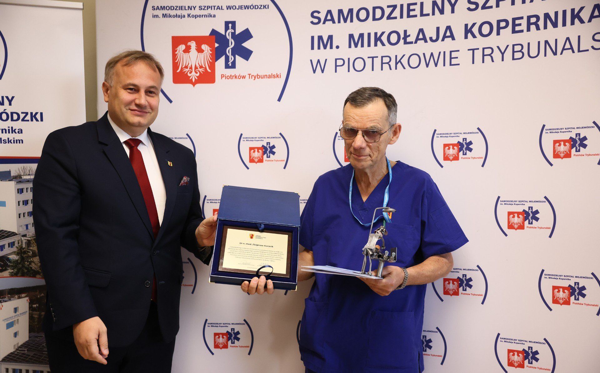 Piękny jubileusz 50-lecia pracy doktora Zbigniewa Kococika z Samodzielnego Szpitala Wojewódzkiego w Piotrkowie
