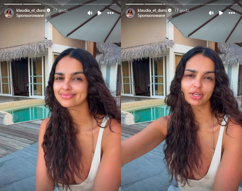 Naturalna Klaudia El Dursi na wyjeździe