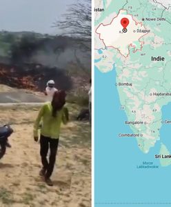 Katastrofa w Indiach. Rozbił się myśliwiec