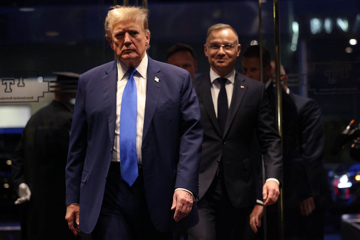  Andrzej Duda spotkał się z Donaldem Trumpem w Trump Tower w Nowym Jorku