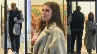 Roksana Węgiel i jej torebka z Louis Vuitton stawiają czoła niepogodzie w towarzystwie Kevina (ZDJĘCIA)