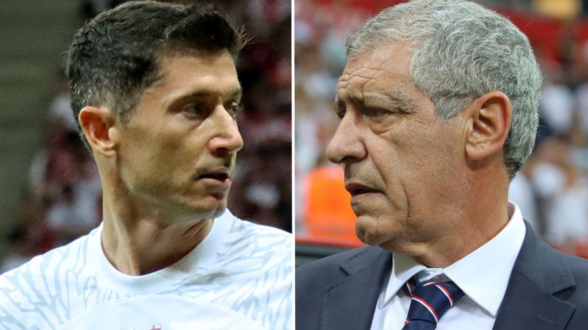 Na zdjęciu: Robert Lewandowski i Fernando Santos