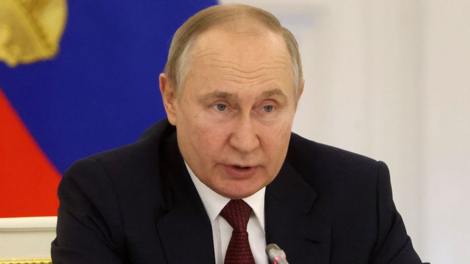 Putin Holds State Council MeetingMOSCOW, RUSSIA - DECEMBER 22: (RUSSIA OUT) Russian President Vladimir Putin speaks during the State Council meeting at the Grand Kremlin Palace on December 22, 2022 in Moscow, Russia. Putin called ministers and governors for the annual meeting of the State Council on Youth Policy. (Photo by Contributor/Getty Images)Contributor