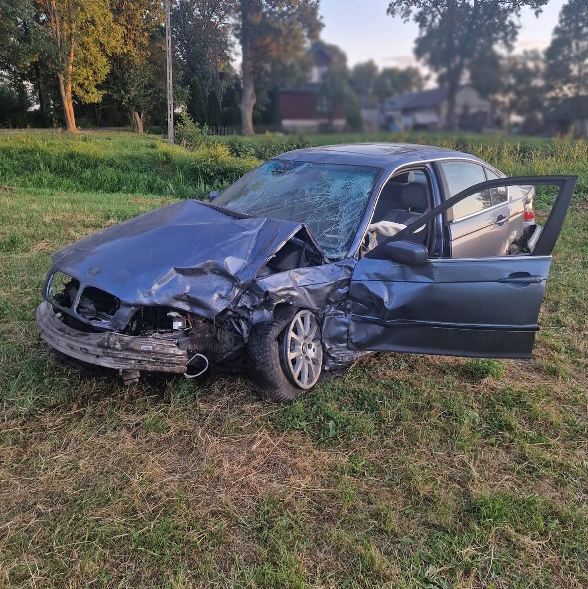 Romanów: Zderzenie dwóch pojazdów. Jeden z kierowców nietrzeźwy