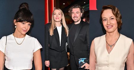 Tłum gwiazd na premierze filmu "Doppelgänger. Sobowtór": Maria Dębska, Magdalena Lamparska z mężem, Jakub Gierszał... (ZDJĘCIA)