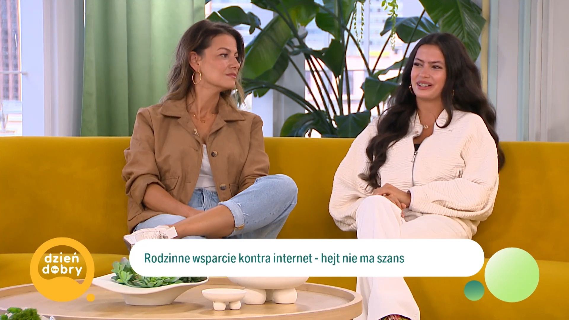 Alżbeta Lenska z córką w "Dzień Dobry TVN"