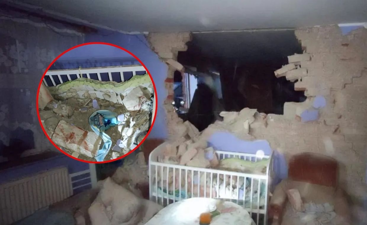 wiadomości,aktualności,WP Wiadomości W domu wybuchł piec. Cegły spadły na łóżeczko z niemowlęciem
