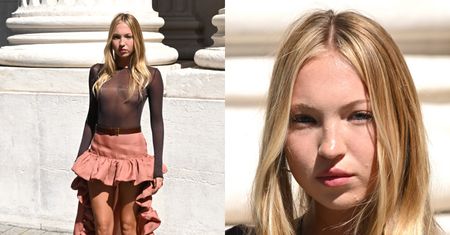 Córka Kate Moss w PRZEZROCZYSTYM topie bryluje na pokazie w Paryżu. Podobna do matki skandalistki?