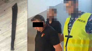 Łaziska: Wymachując maczetą, groził śmiercią 80-letniej matce