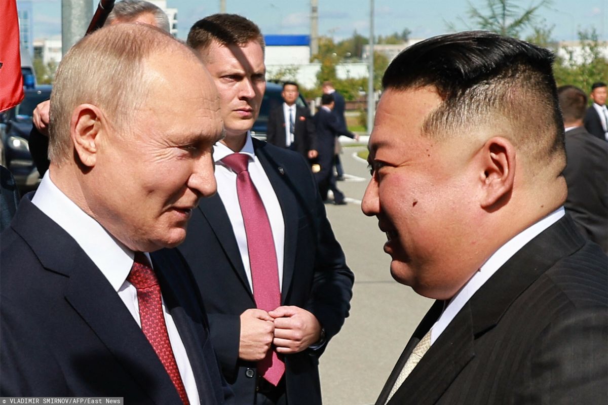 Putin i Kim Dzong Un