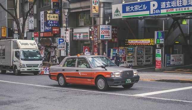 Jechałeś kiedyś japońską taksówką?