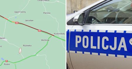 Karambol na autostradzie A4. Seria wypadków