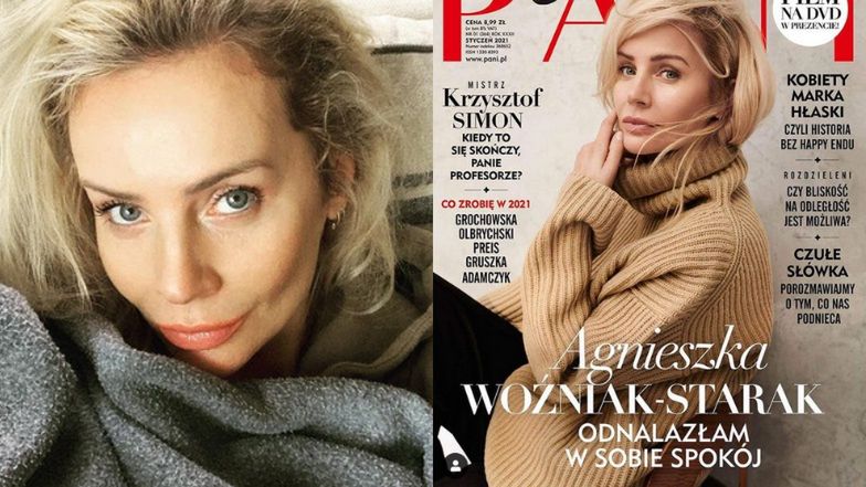 Agnieszka Woźniak-Starak na okładce "PANI"