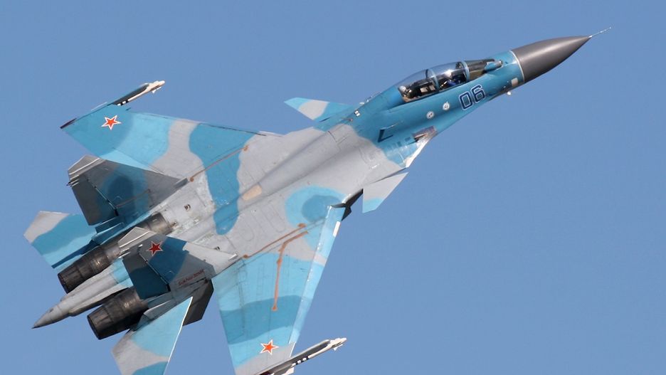 Rosyjski samolot Su-30MK