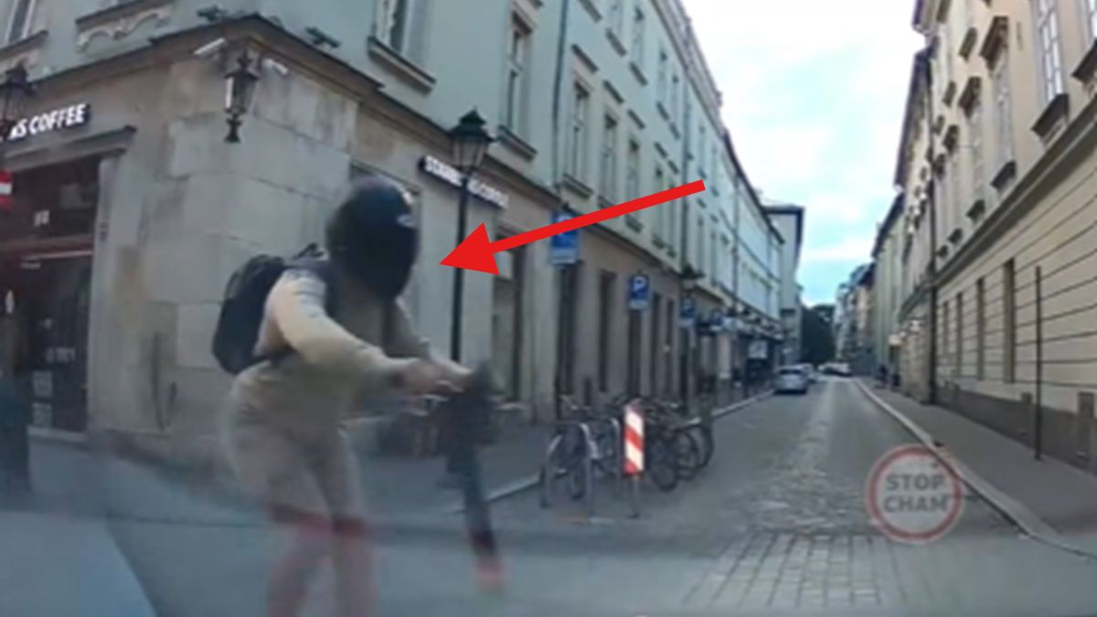 Wypadek z udziałem hulajnogi.