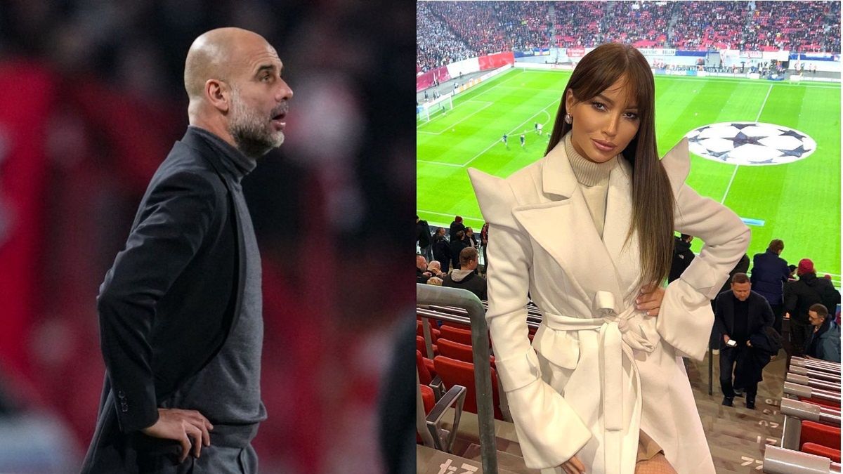 Pep Guardiola spotkał Ankicę Zivković po meczu Ligi Mistrzów