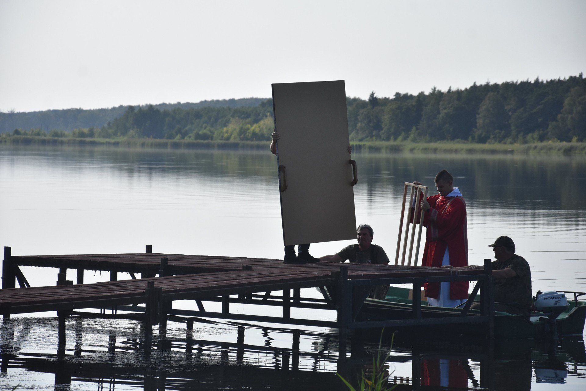 Powitanie obrazu św. Wawrzyńca w Dolsku. Tak rozpoczęto uroczystości odpustowe ku czci patrona kościoła na Podrzekcie [film, zdjęcia]