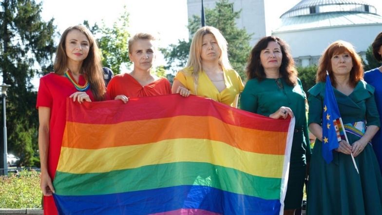 Posłowie Lewicy na zaprzysiężeniu Andrzeja Dudy
