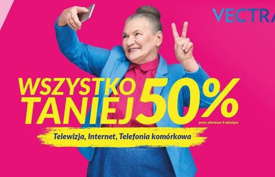 Vectra z jesienną kampanią „Wszystko 50 proc. taniej”