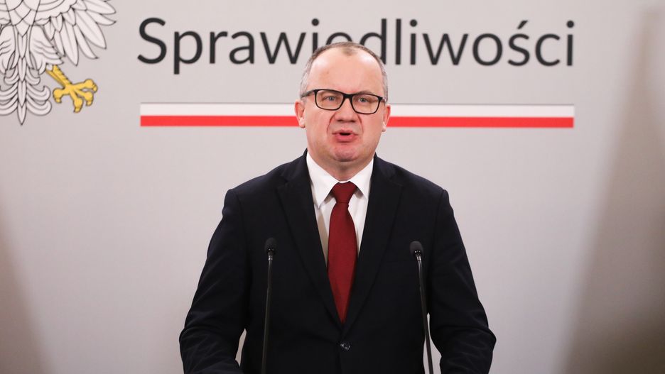 Warszawa, 09.01.2024. Minister sprawiedliwości, prokurator generalny Adam Bodnar podczas konferencji prasowej dotyczącej tzw. "ustawy Kamilka", 9 bm. w Ministerstwie Sprawiedliwości w Warszawie. (sko) PAP/Albert Zawada