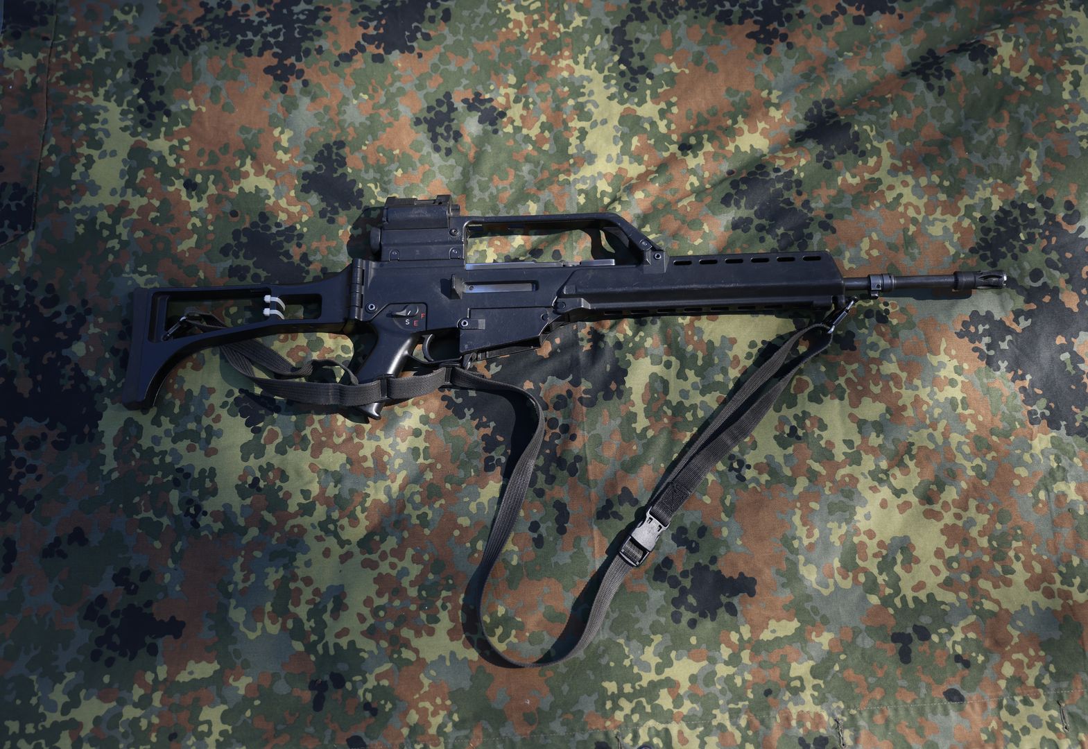 Karabinek HK G36. (Photo by Sean Gallup/Getty Images)