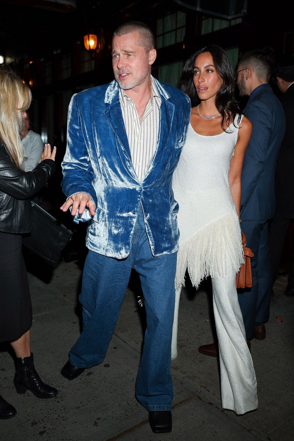 Brad Pitt i Ines de Ramon w drodze na randkę