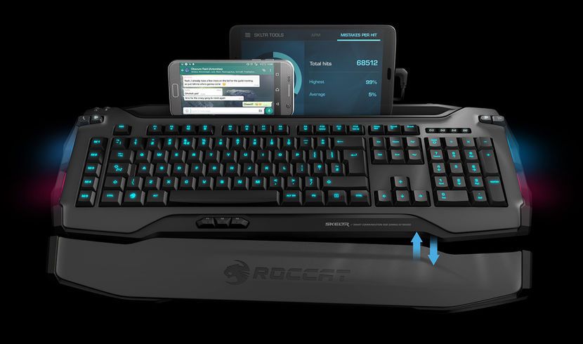 Roccat Skeltr: inteligentna klawiatura, którą obsłużysz komputer, smartfona i tablet 2
