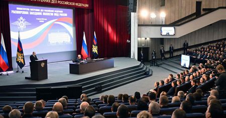 Putin przemówił przed zarządem MSW. Posypały się groźby