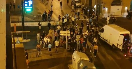 Liga Mistrzów. Zamieszki w Paryżu. Interweniować musiała policja
