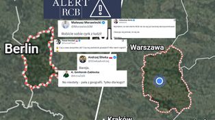 Alert o ataku trafił na zły koniec Polski. W sieci burza
