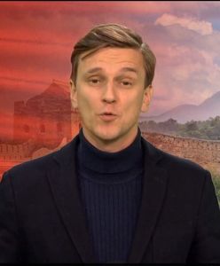 Niespotykane sceny w "Faktach". Nagle zaczął mówić po chińsku