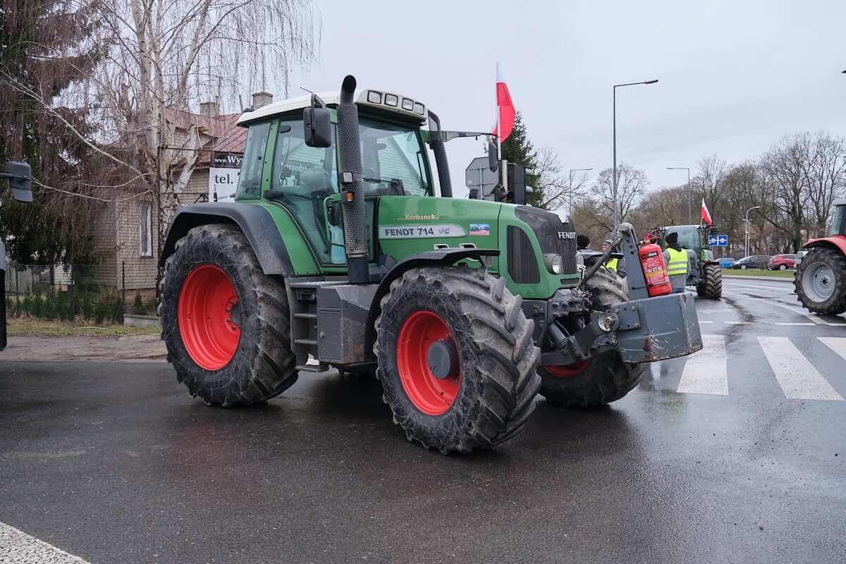 Protest rolników w Konopnicy